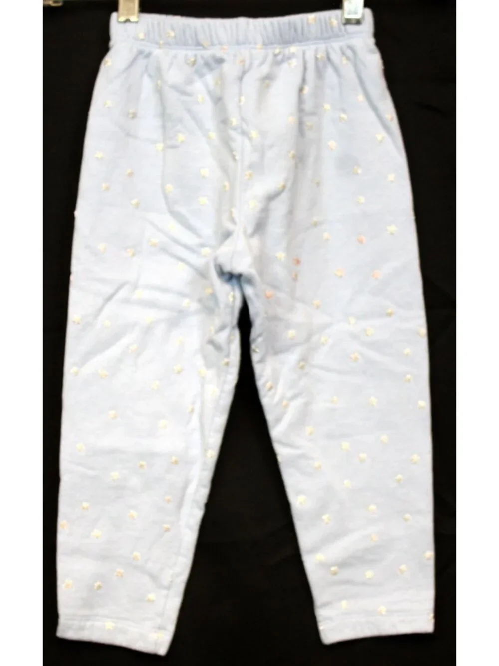 Spumoni 2pc Outfit Lg 4T Teddy Bear Angel Clouds Stars Sweatshirt Pants